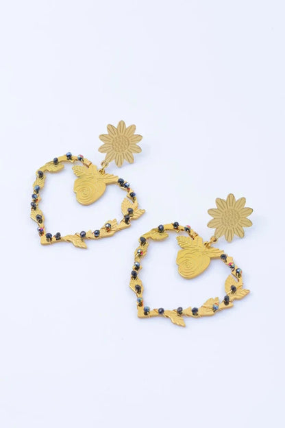 Boucles d’oreilles en acier inoxydable