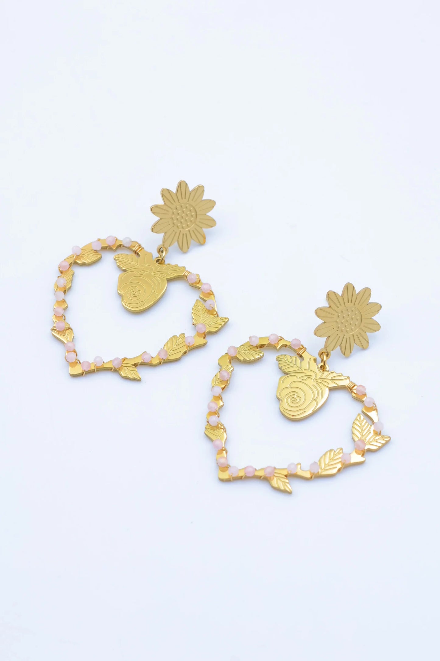Boucles d’oreilles en acier inoxydable