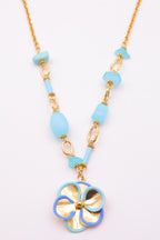 Collier en acier inoxydable - BLEU
