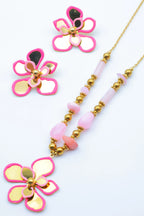 Parure de bijoux en acier inoxydable - ROSE