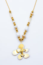 Collier en acier inoxydable - BLANC