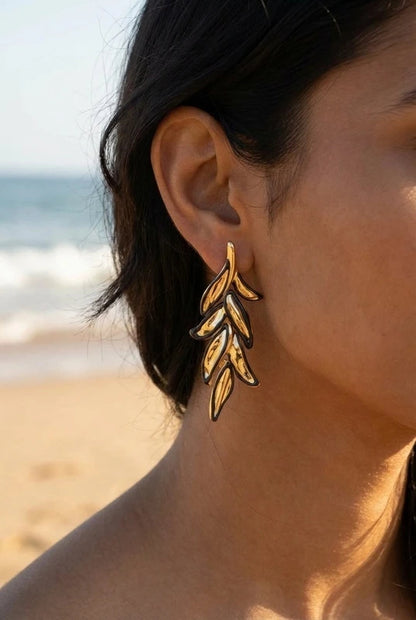 Boucles d’oreilles en acier inoxydable