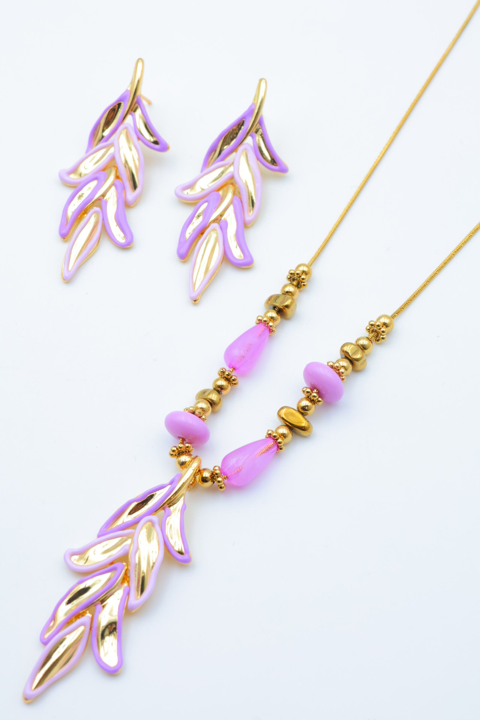 Parure de bijoux en acier inoxydable - VIOLET