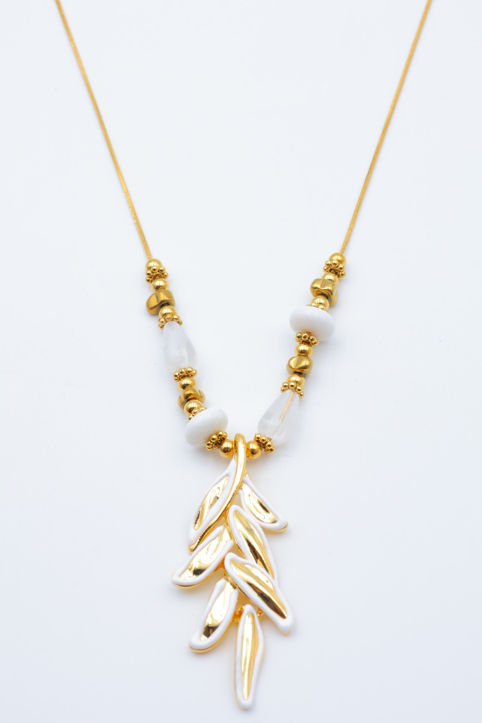 Collier en acier inoxydable - BLANC