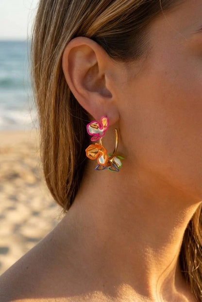 Boucles d’oreilles en acier inoxydable