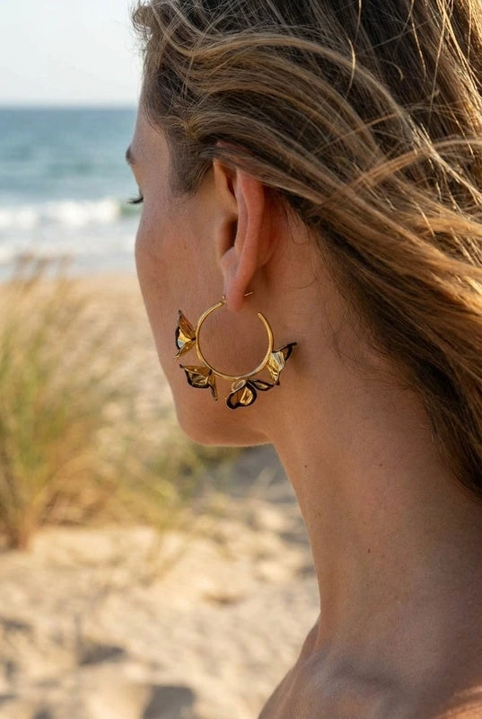 Boucles d’oreilles en acier inoxydable