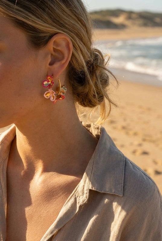Boucles d’oreilles en acier inoxydable
