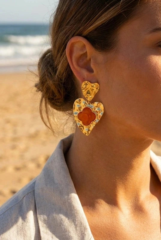 Boucles d’oreilles en acier inoxydable