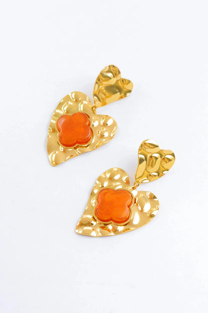 Boucles d’oreilles en acier inoxydable