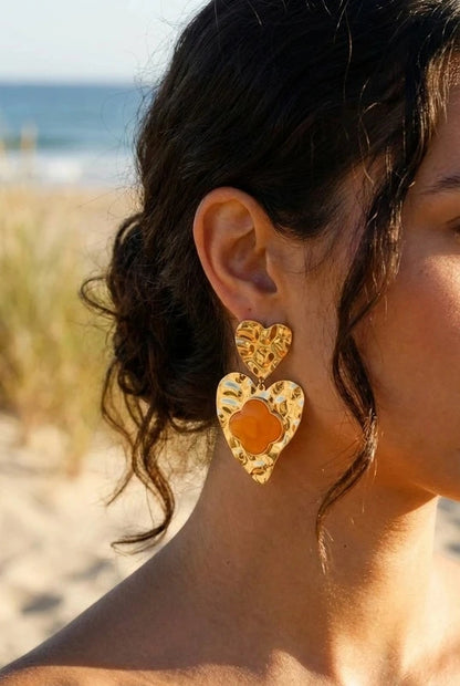 Boucles d’oreilles en acier inoxydable