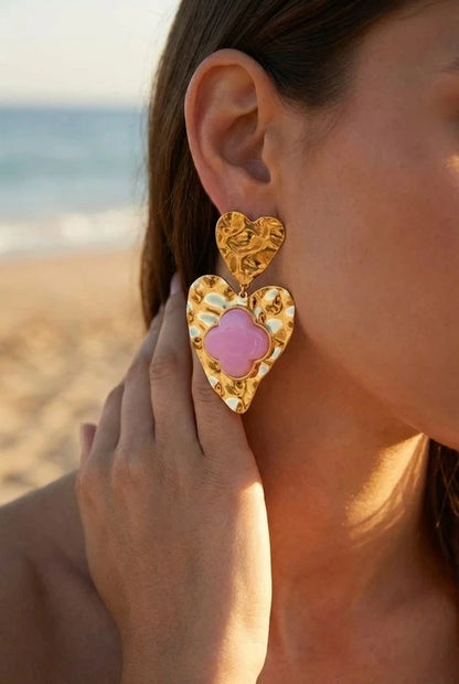 Boucles d’oreilles en acier inoxydable