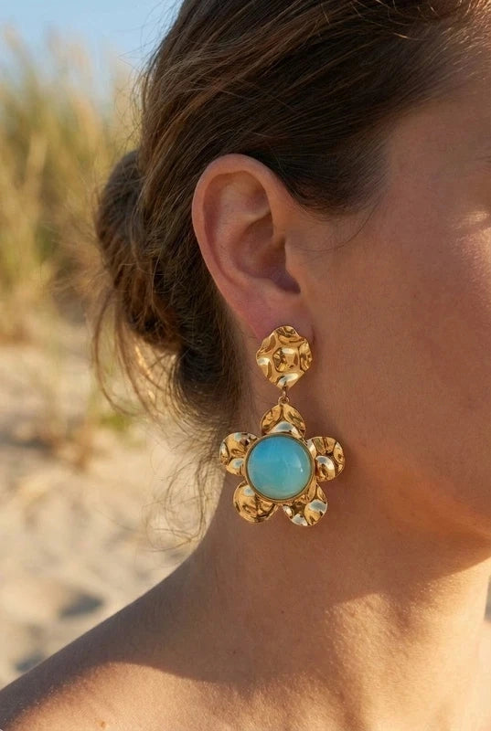 Boucles d’oreilles en acier inoxydable