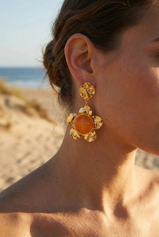 Boucles d’oreilles en acier inoxydable
