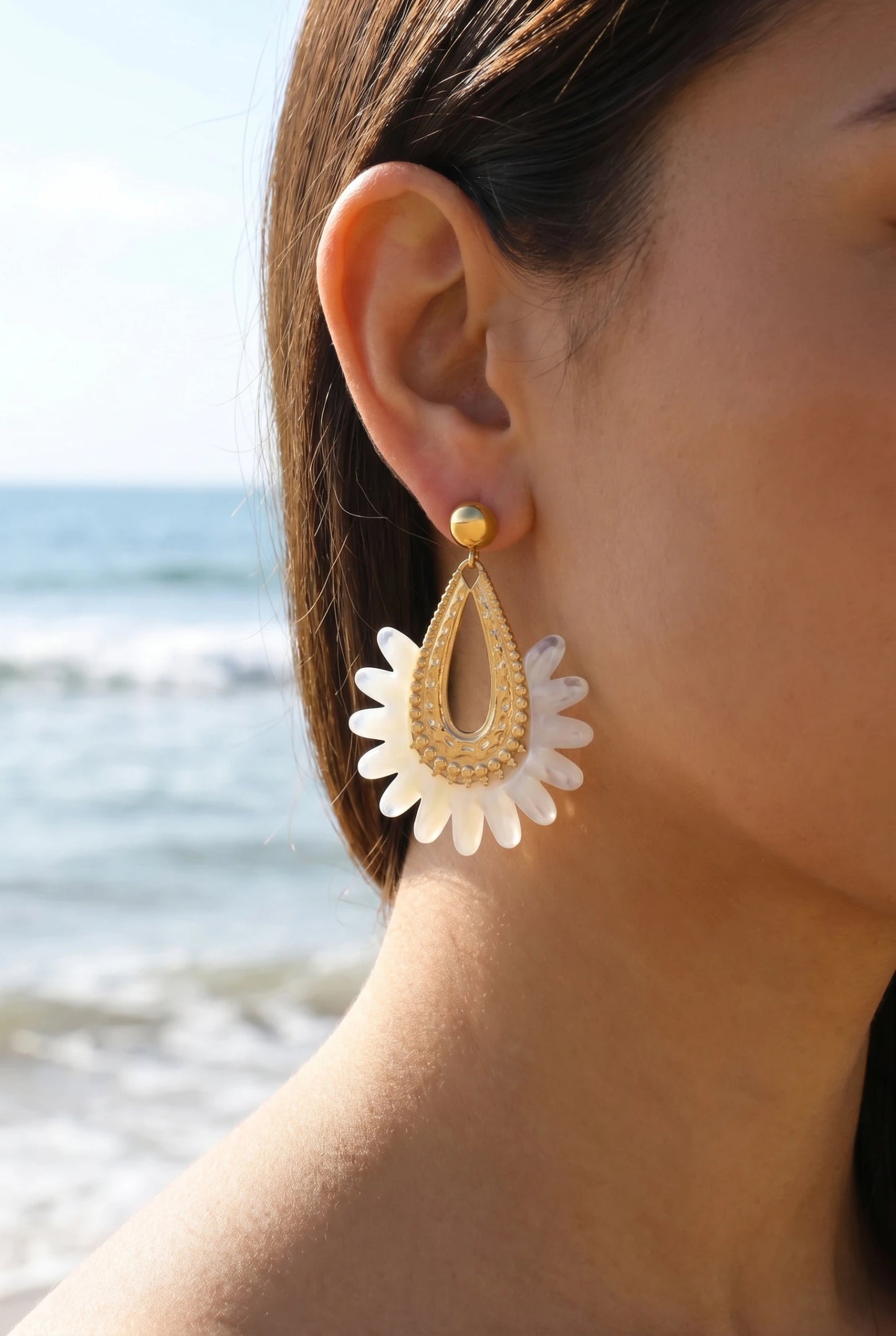 Boucles d’oreilles en acier inoxydable