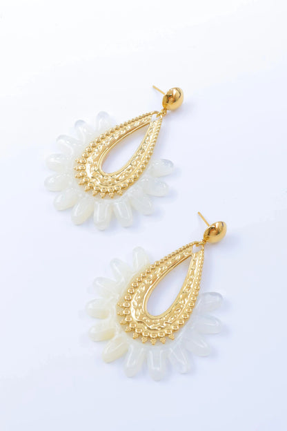 Boucles d’oreilles en acier inoxydable