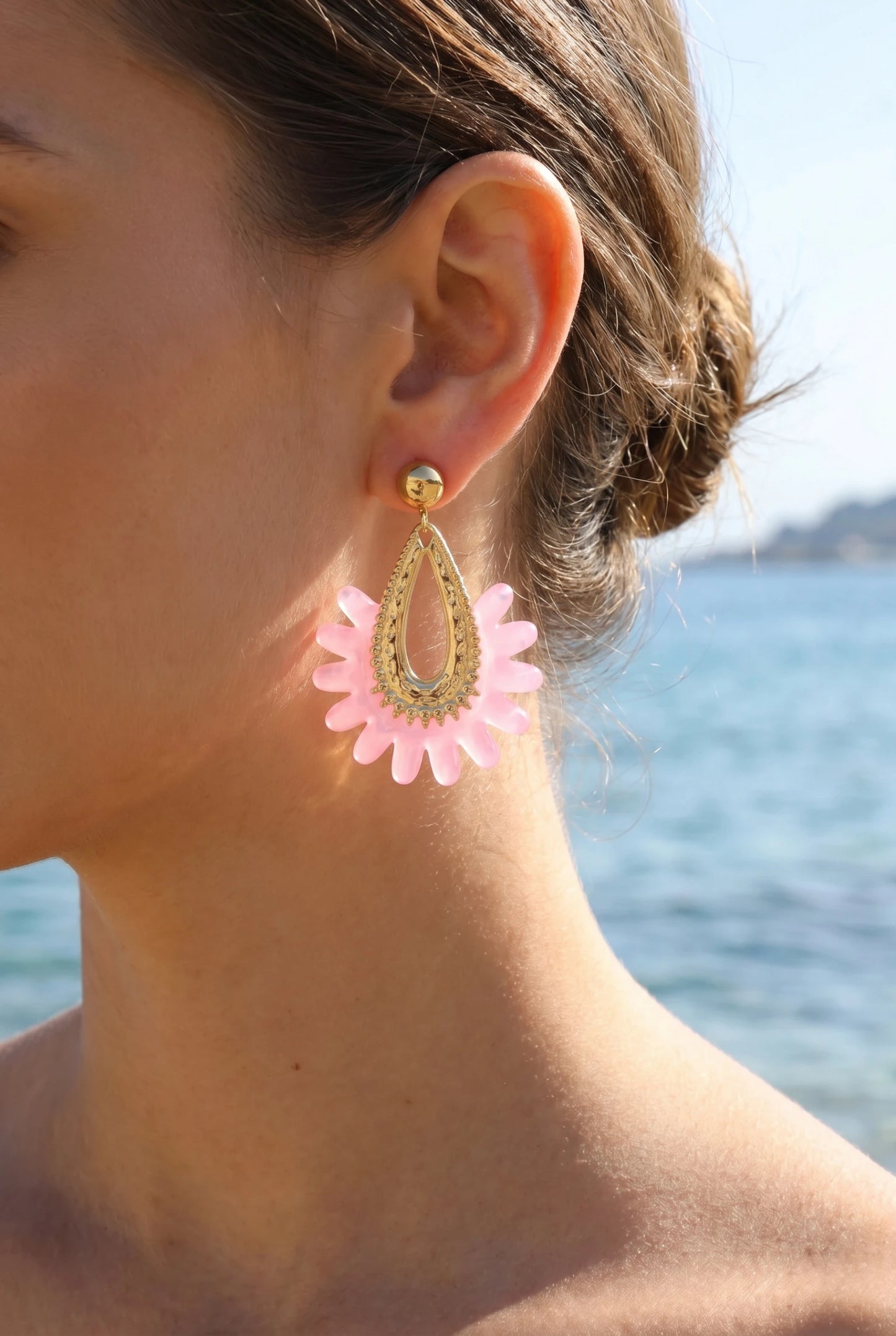 Boucles d’oreilles en acier inoxydable