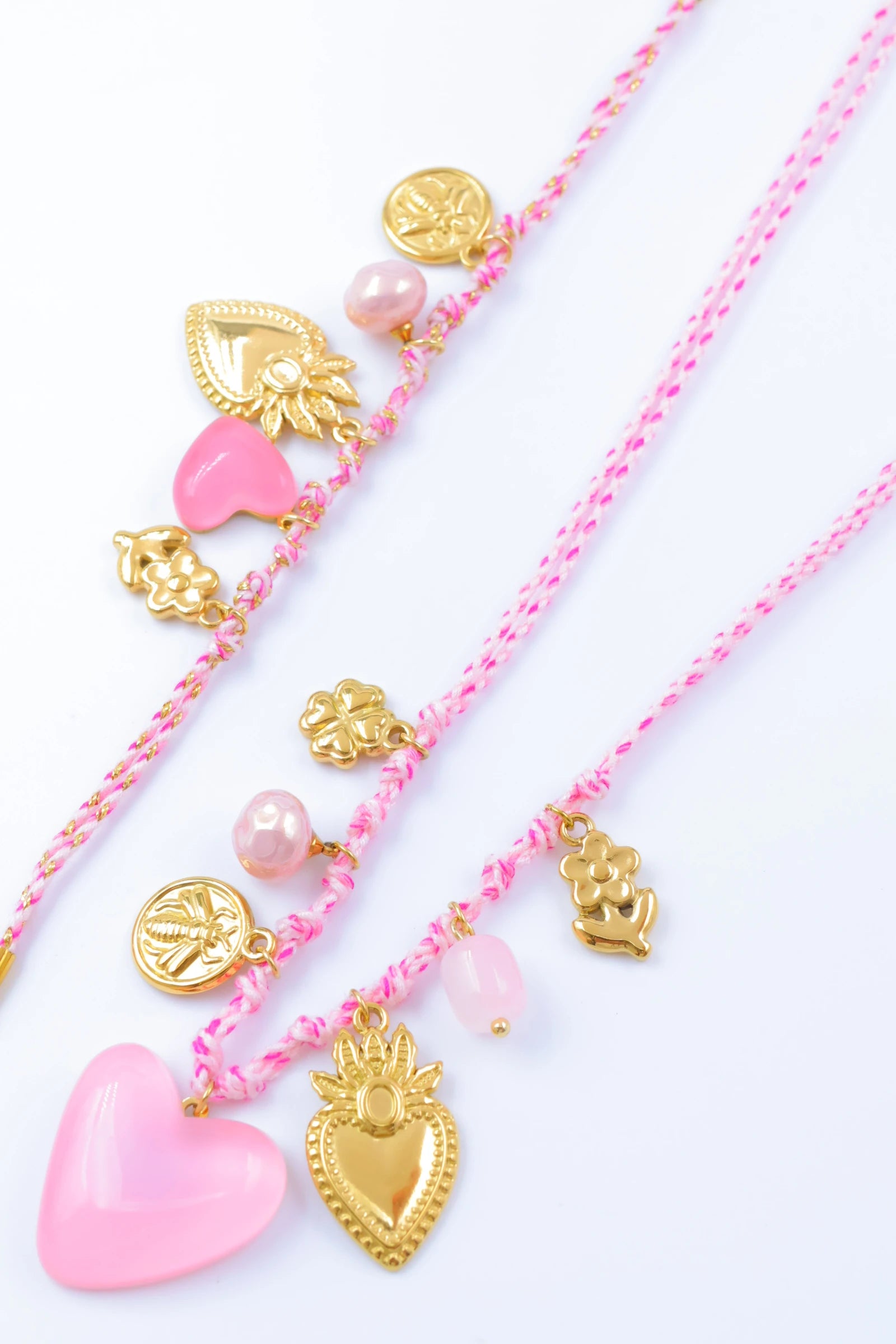 Parure de bijoux en acier inoxydable - ROSE