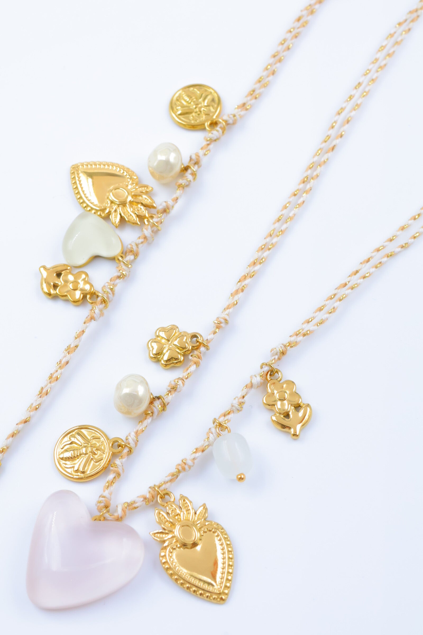 Parure de bijoux en acier inoxydable - ÉCRU