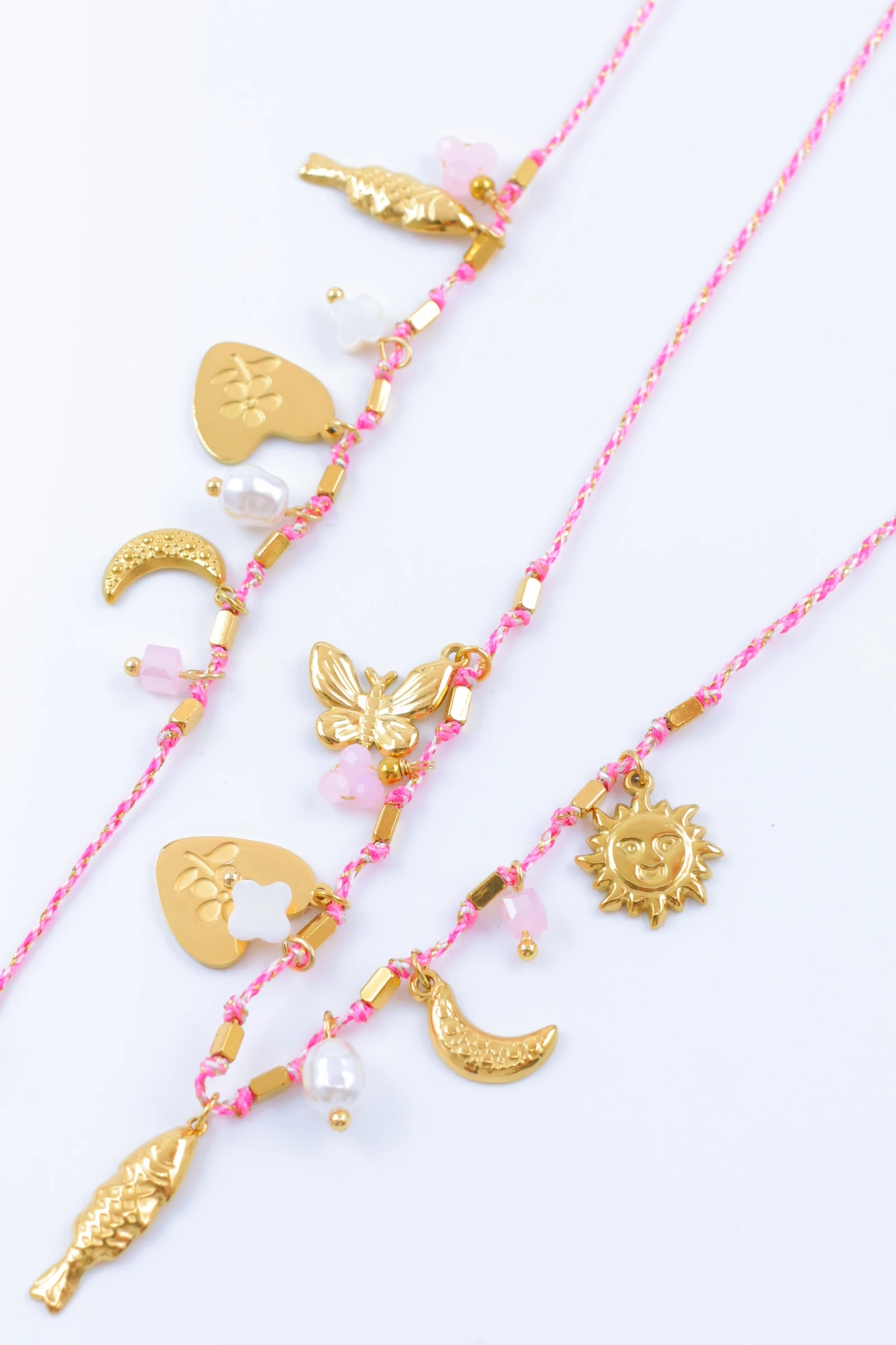 Parure de bijoux en acier inoxydable - ROSE