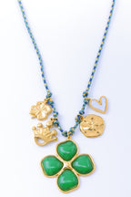 Collier en acier inoxydable - VERT