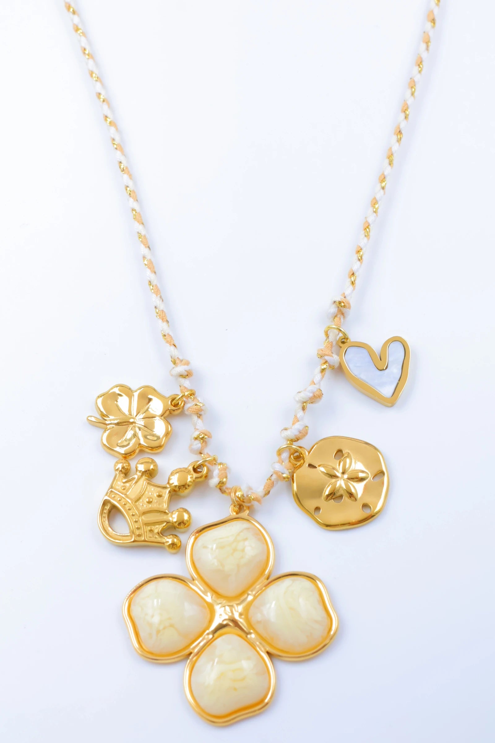 Collier en acier inoxydable - ÉCRU
