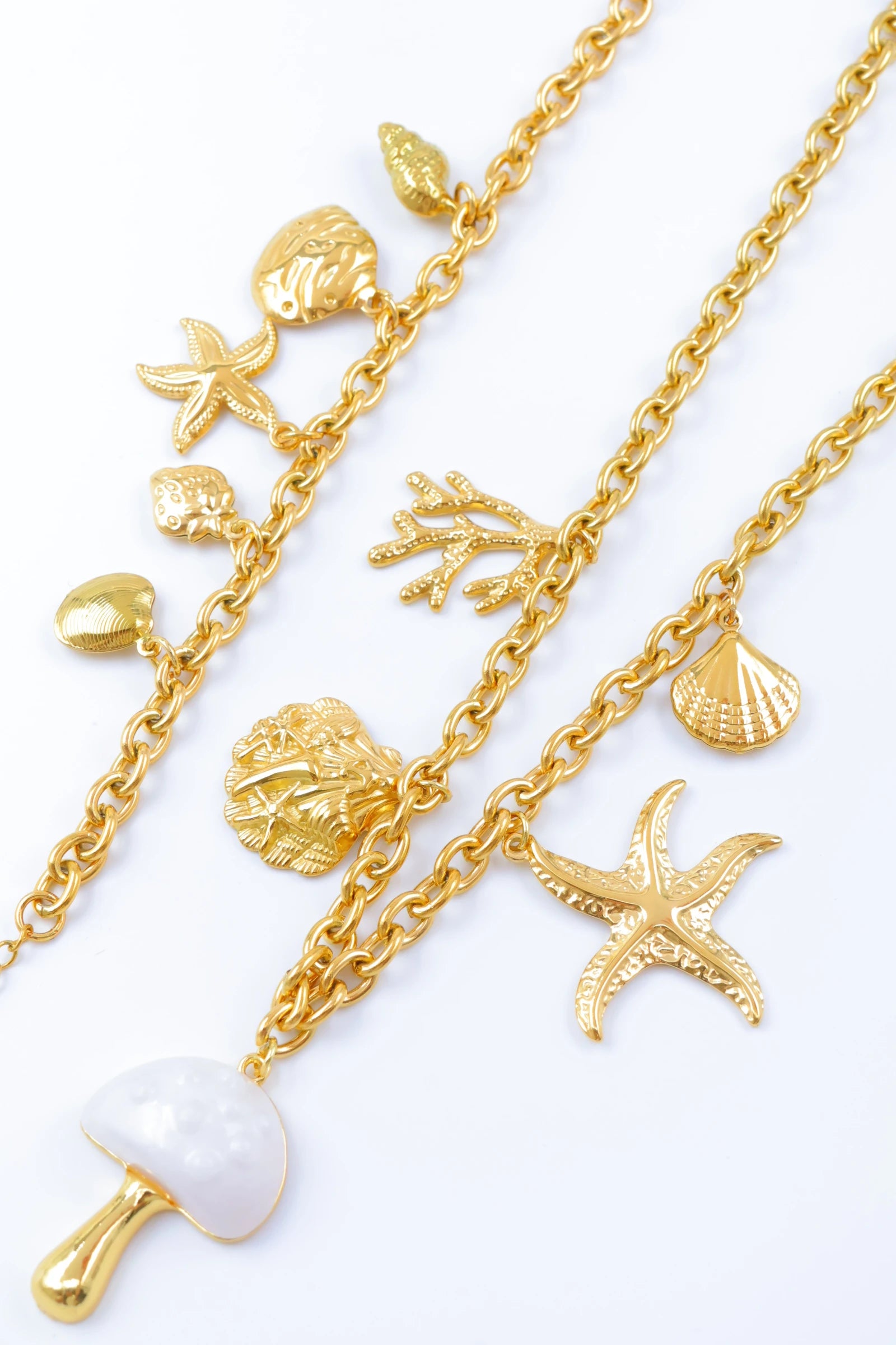 Parure de bijoux en acier inoxydable - DORÉ