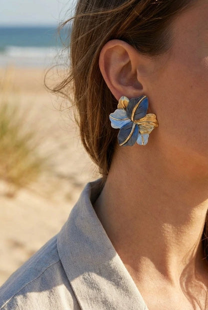 Boucles d’oreilles en acier inoxydable