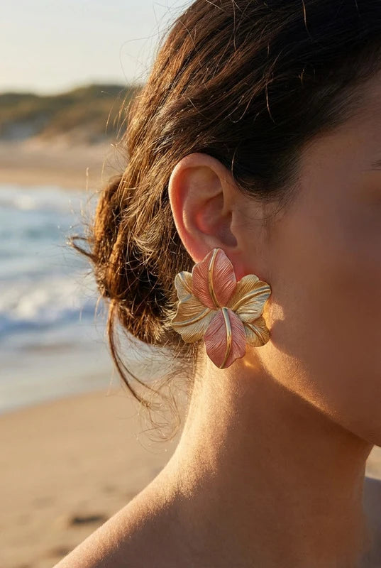 Boucles d’oreilles en acier inoxydable