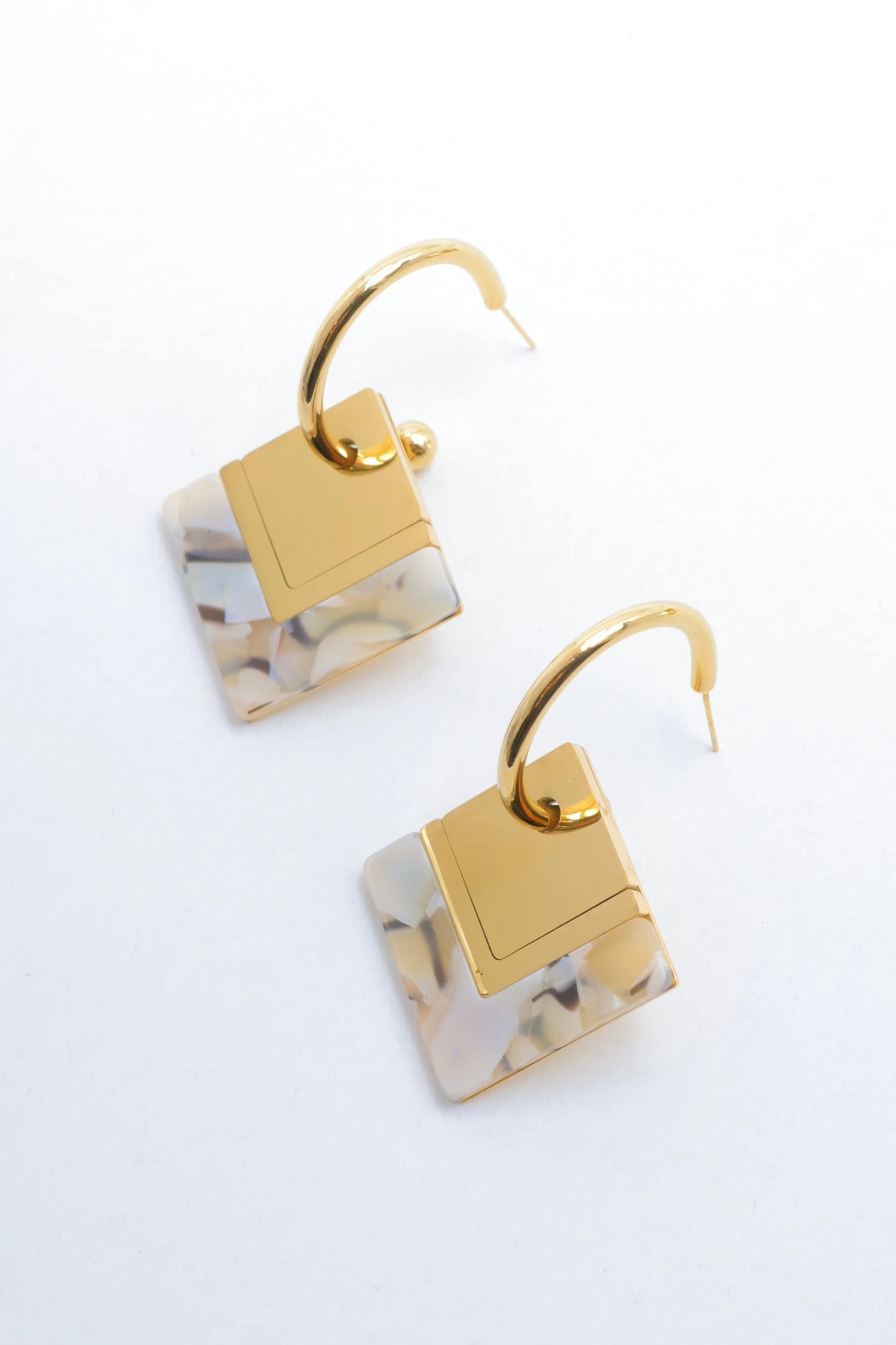 Boucles d’oreilles en acier inoxydable