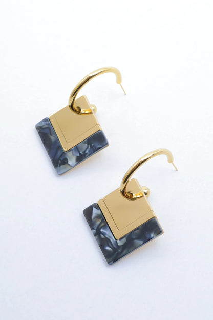 Boucles d’oreilles en acier inoxydable