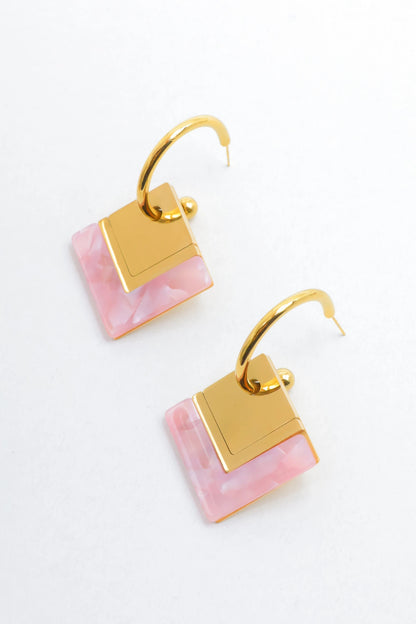 Boucles d’oreilles en acier inoxydable