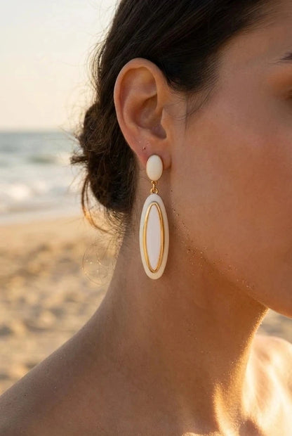 Boucles d’oreilles en acier inoxydable