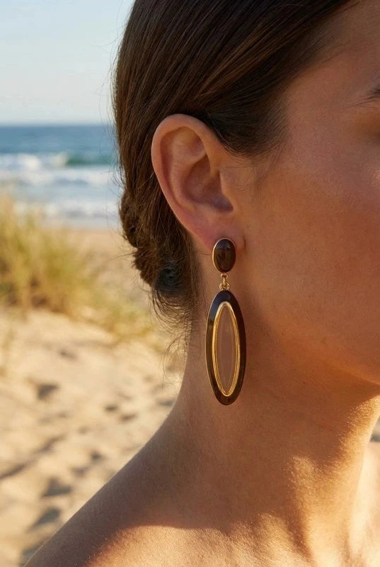 Boucles d’oreilles en acier inoxydable
