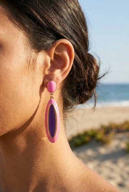 Boucles d’oreilles en acier inoxydable
