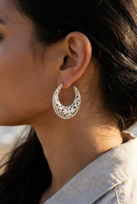 Boucles d’oreilles en acier inoxydable