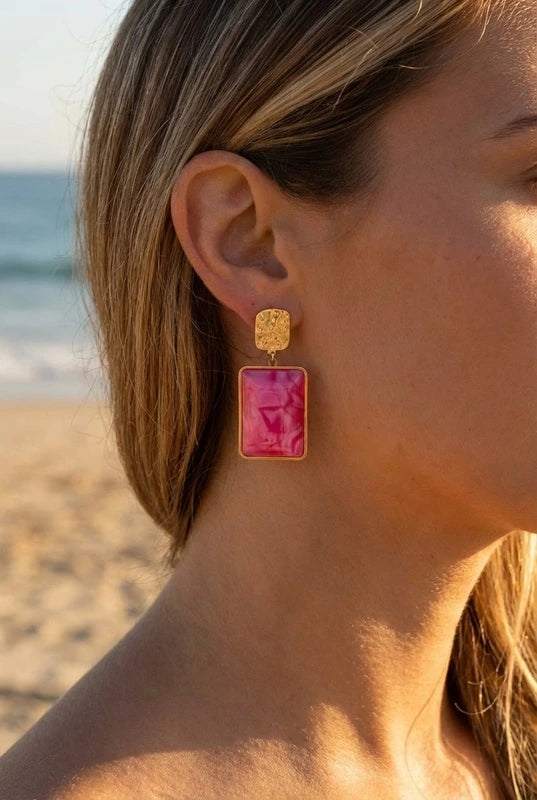 Boucles d’oreilles en acier inoxydable