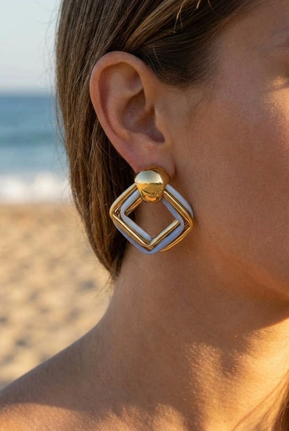 Boucles d’oreilles en acier inoxydable