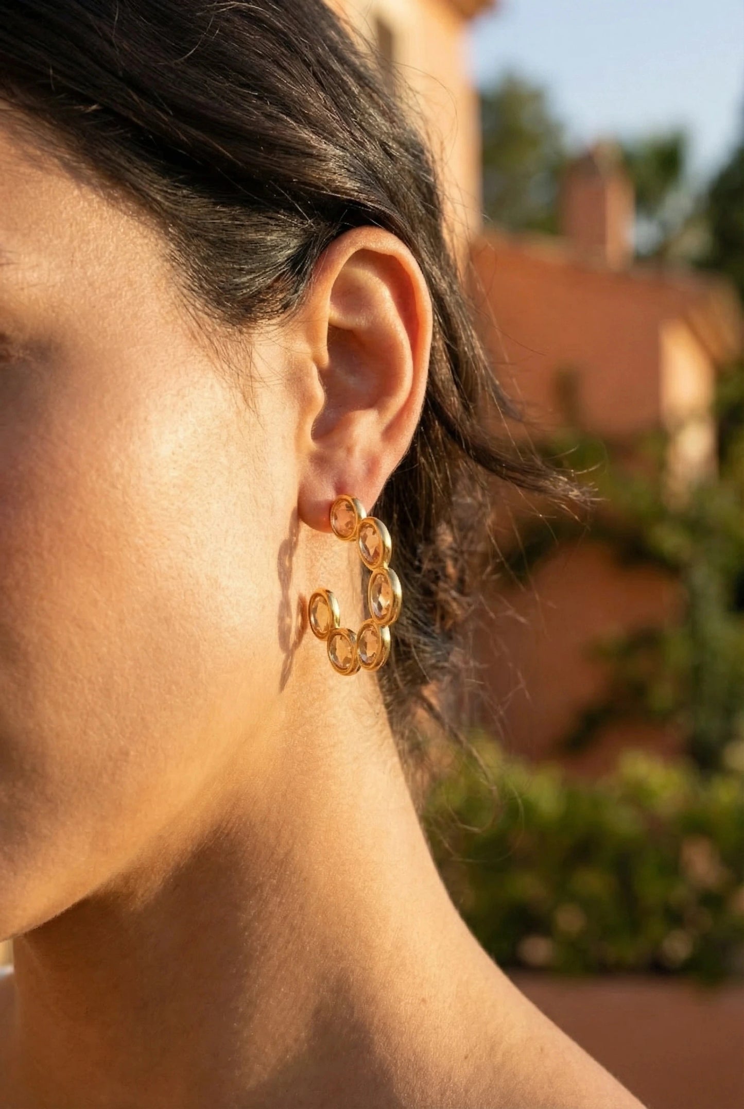 Boucles d’oreilles en acier inoxydable