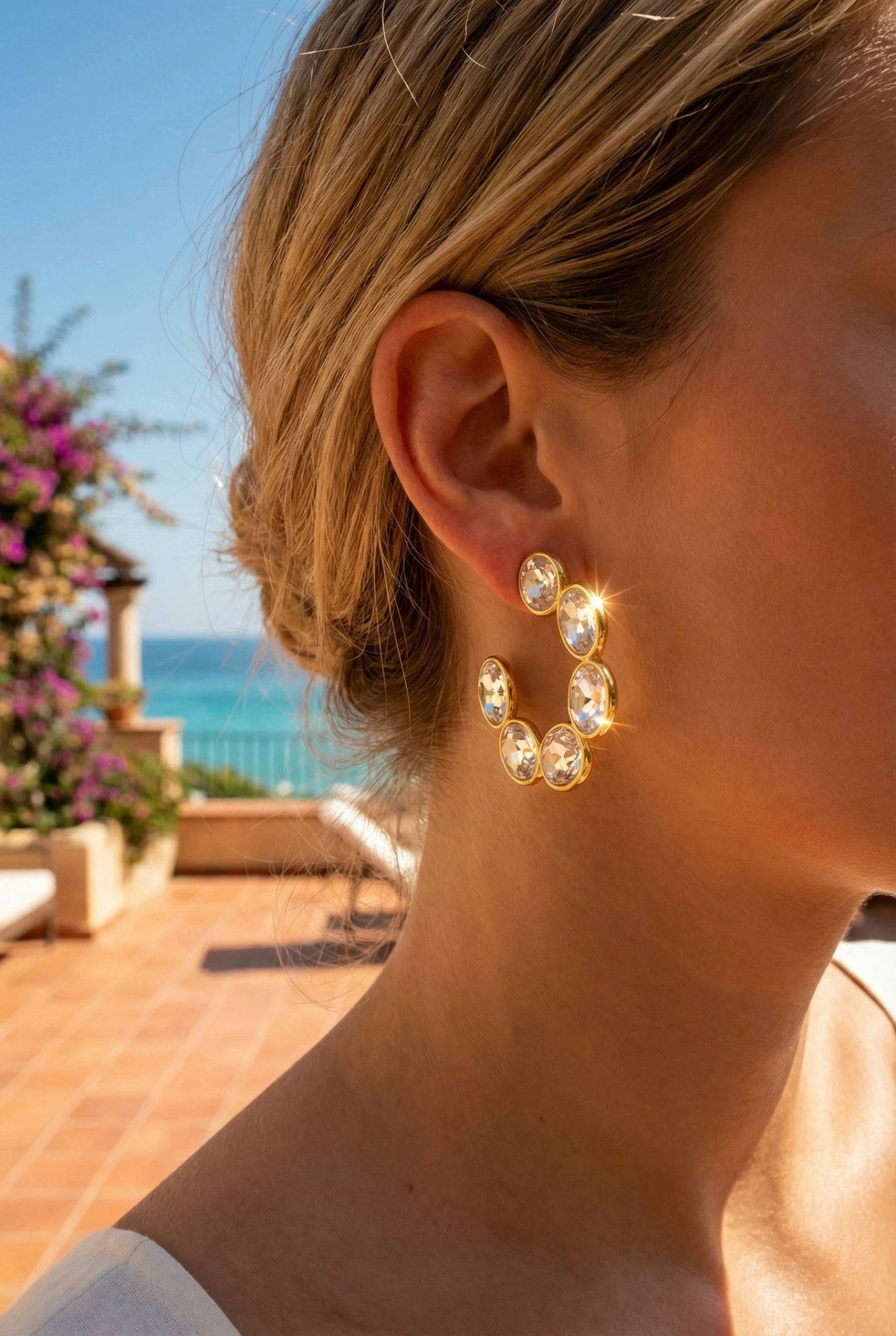 Boucles d’oreilles en acier inoxydable
