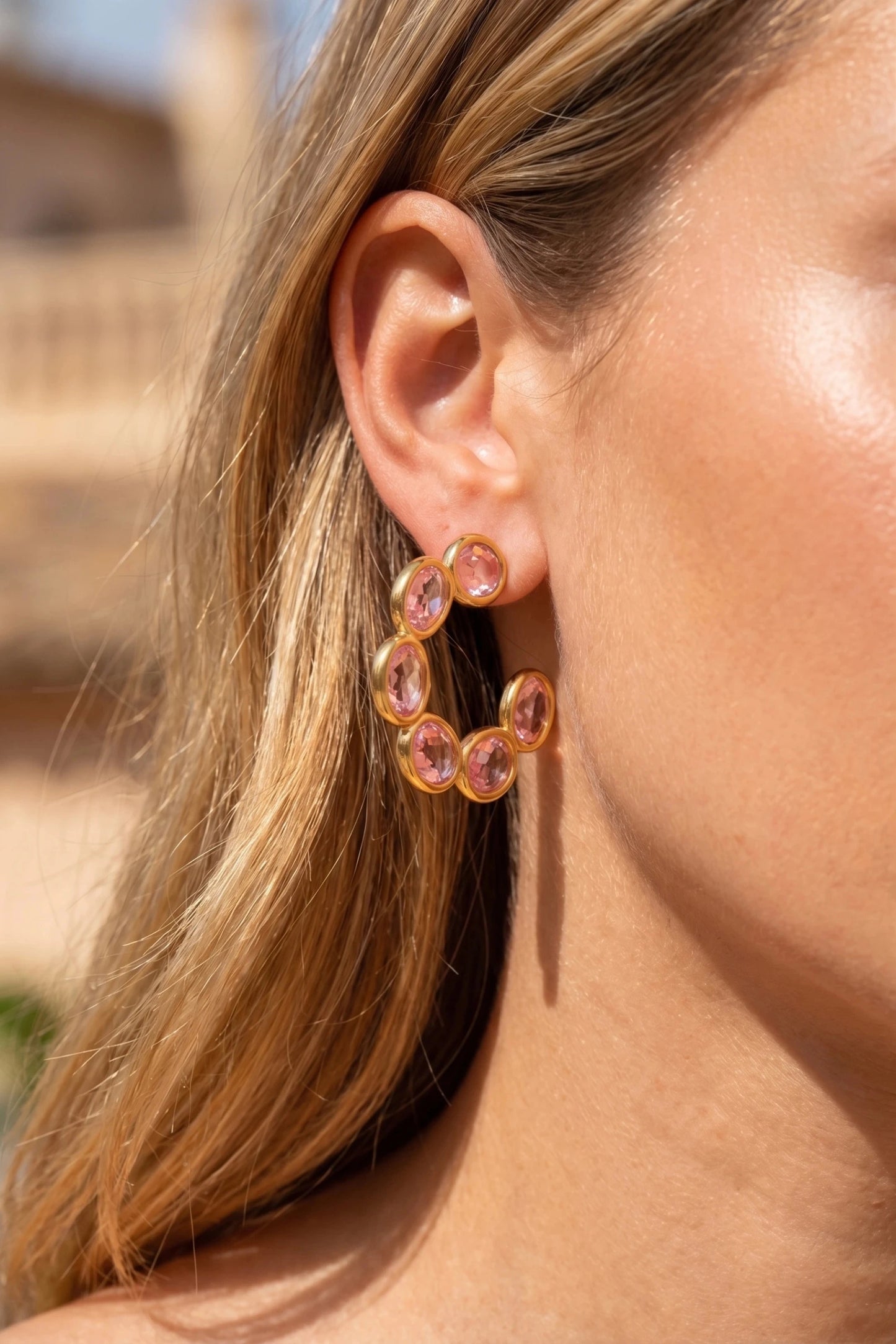 Boucles d’oreilles en acier inoxydable