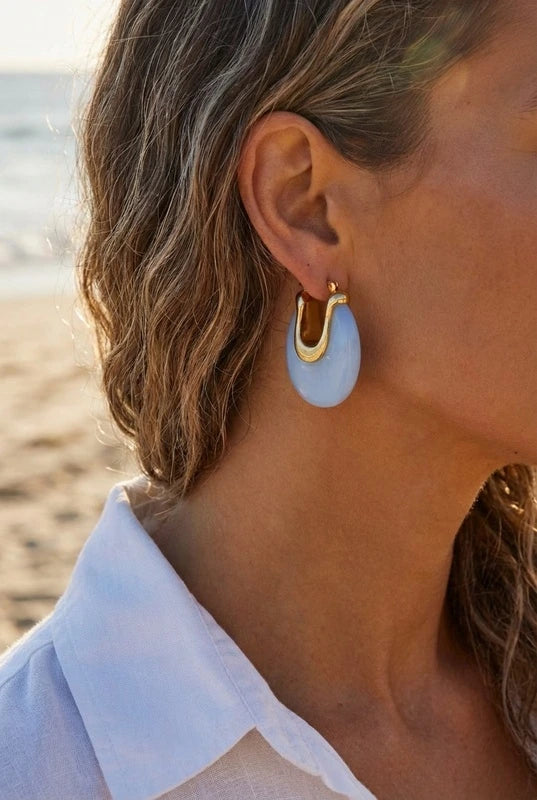 Boucles d’oreilles en acier inoxydable