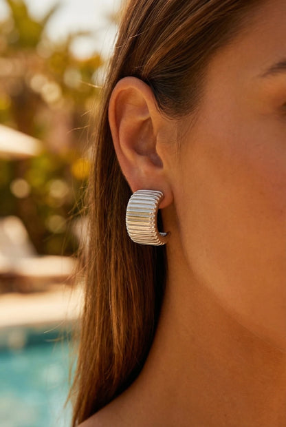 Boucles d’oreilles en acier inoxydable