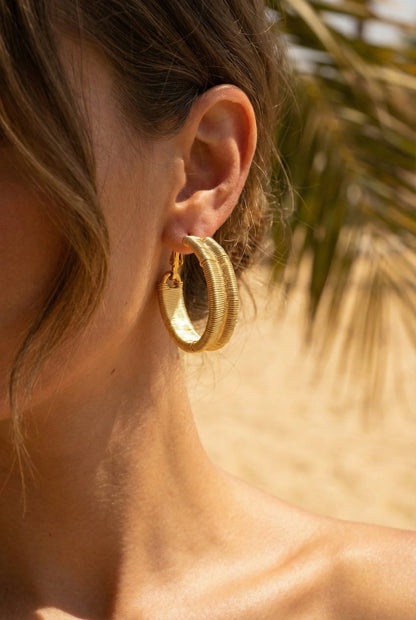 Boucles d’oreilles en acier inoxydable