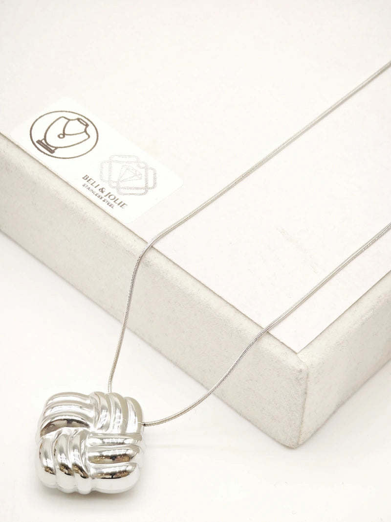 Collier en acier inoxydable - ARGENT
