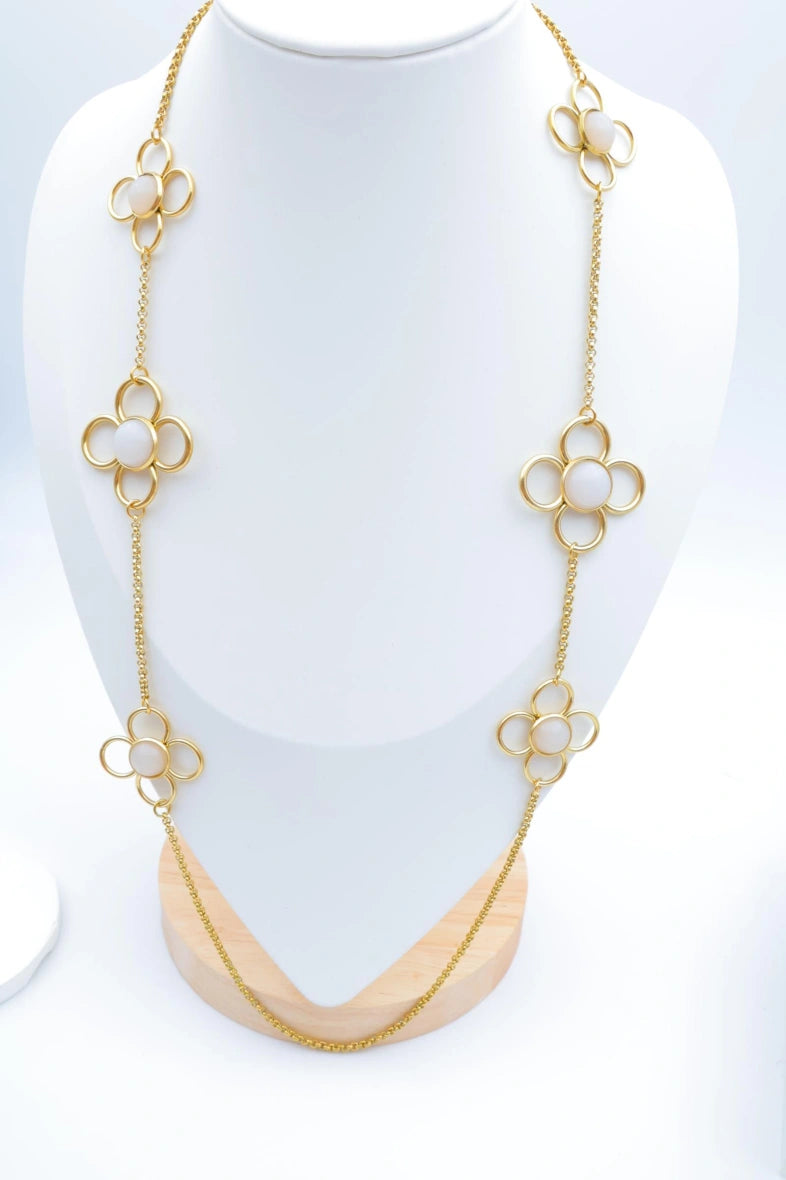 Collier en acier inoxydable - BLANC