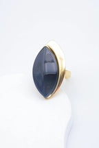 Bague en acier inoxydable ajustable - NOIR