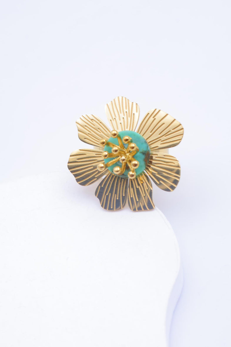 Bague en acier inoxydable ajustable - VERT