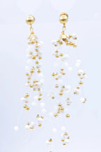 Boucles d'oreilles en acier inoxydable - BLANC