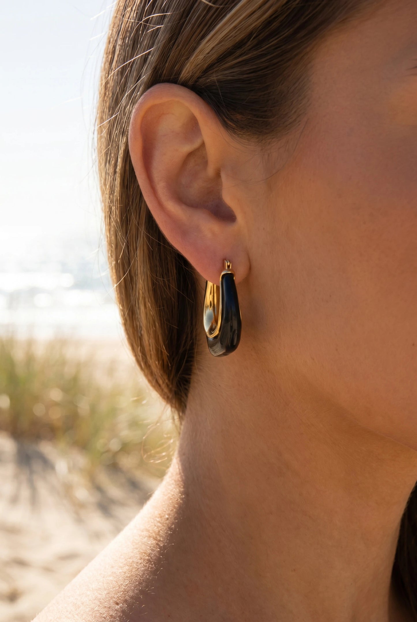 Boucles d’oreilles en acier inoxydable