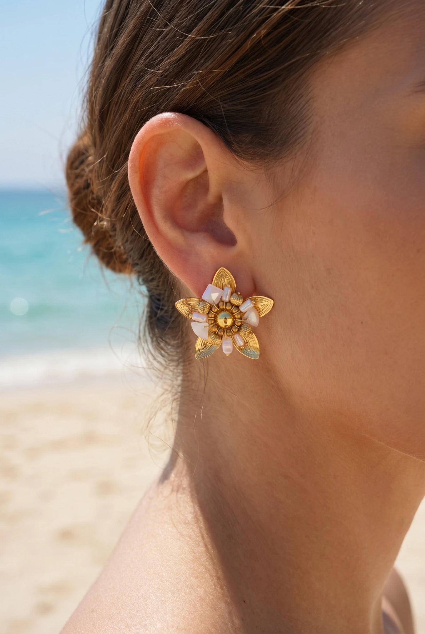 Boucles d’oreilles en acier inoxydable